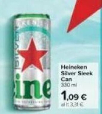 Carrefour Heineken Silver Sleek Can 330 ml offerta