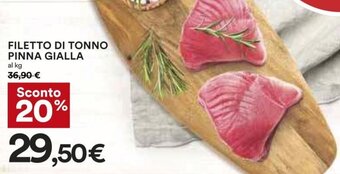 Coop Superstore Filetto Di Tonno Pinna Gialla offerta