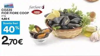 Coop Superstore Fior Fiore Coop Cozze offerta