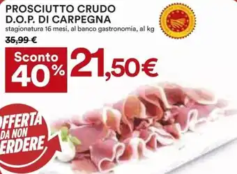 Coop Superstore Prosciutto Crudo D.O.P. Di Carpegna offerta