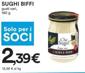Coop Superstore Biffi Sughi gusti vari, 190 g offerta
