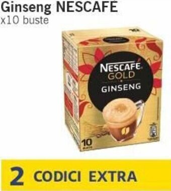 Paghi Poco Nescafé Ginseng x10 buste offerta