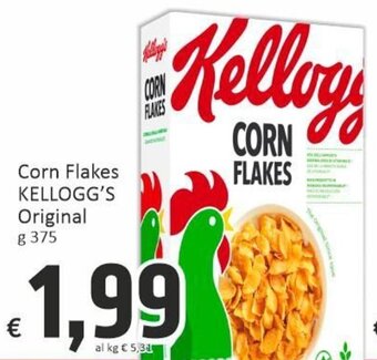 Paghi Poco Kellogg's Corn Flakes Original g 375 offerta