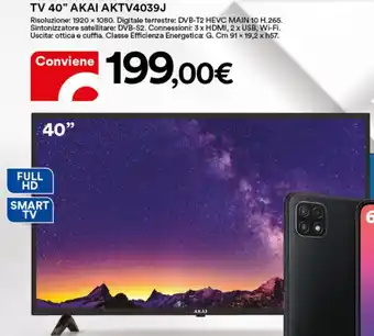 TV 40" Akai AKTV4039J