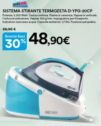 Ipercoop Sistema Stirante Termozeta D-YPG-20CP offerta