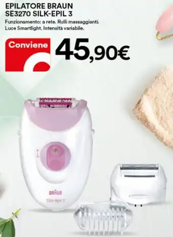Ipercoop Braun Epilatore SE3270 Silk-Epil 3 offerta