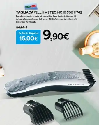 Ipercoop Tagliacapelli Imetec HC10 300 11762 offerta
