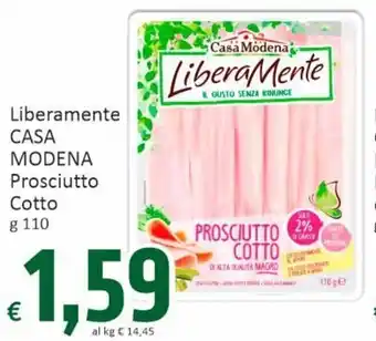 Casa Modena Liberamente Prosciutto Cotto g 110