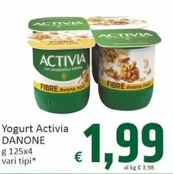 Paghi Poco Danone Yogurt Activia g 125x4 vari tipi offerta
