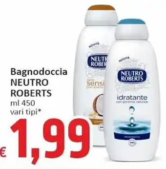Paghi Poco Neutro Roberts Bagnoschiuma ml 450 vari tipi offerta