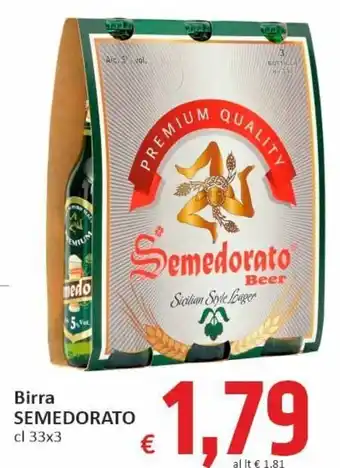 Paghi Poco Semedorato Birra cl 33x3 offerta