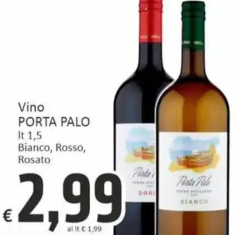 Porta Palo Vino lt 1,5 Bianco, Rosso, Rosato