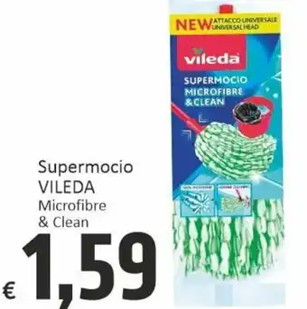Paghi Poco Vileda Supermocio Microfibre & Clean offerta