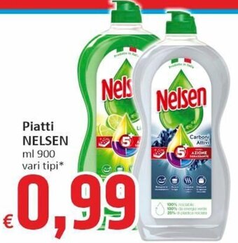 Paghi Poco Nelsen Piatti ml 900 vari tipi offerta