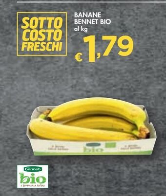 Bennet Banane bennet bio offerta