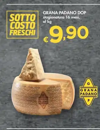 Bennet Grana padano dop stagionatura 16 mesi al kg offerta