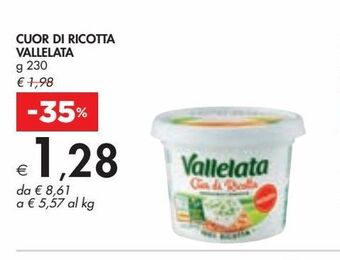 Cuore di ricotta vallelata g 230