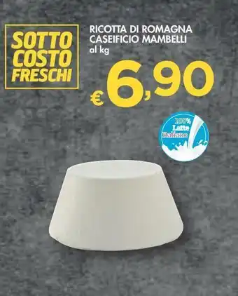 Bennet Ricotta di romagna caseificio maremma offerta