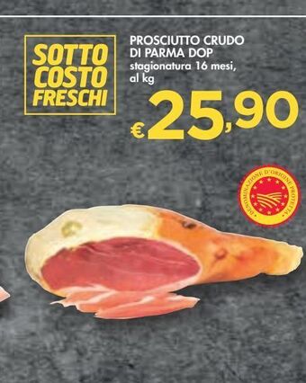 Bennet Prosciutto crudo di parma dop offerta