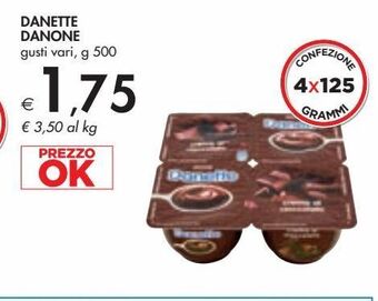 Bennet Danette danone offerta