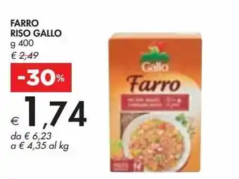 Bennet Farro riso gallo g 400 offerta