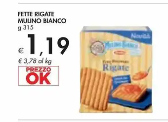 Bennet Fette rigate mulino bianco offerta
