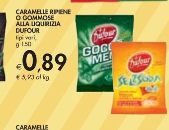 Bennet Caramelle ripiene o gommose alla liquirizia dufour offerta