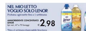 Bennet Ammorbidente concentrato lenor offerta