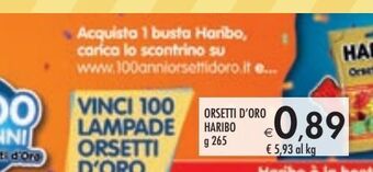 Bennet Orsetti d'oro haribo g 265 offerta