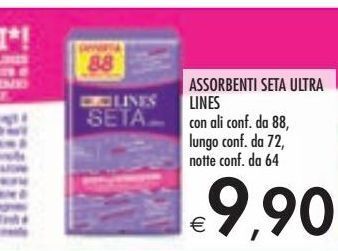 Bennet Assorbenti seta ultra lines offerta