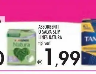 Bennet Assorbenti o salva slip lines natura offerta