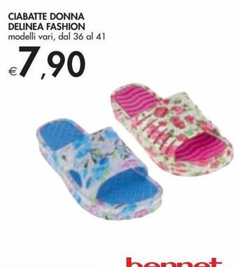 Bennet Ciabatte donna delinea fashion offerta