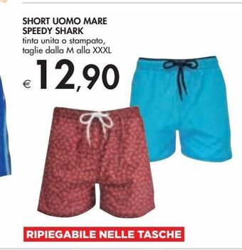 Bennet Short uomo mare speedy shark offerta