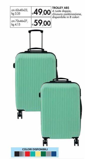 Bennet Trolley abs offerta