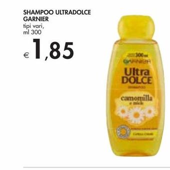 Bennet Shampoo ultradolce garnier offerta