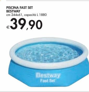Bennet Piscina fast set bestway offerta