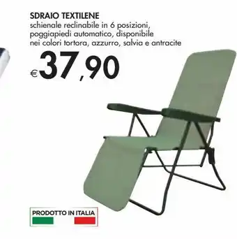 Bennet Sdraio textilene offerta