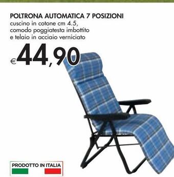Bennet Poltrona automatica 7 posizioni offerta