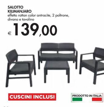 Bennet Salotto kilimanjaro offerta