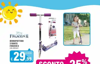 Monopattino frozen ii 2 ruote