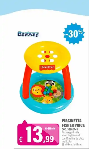 Bestway piscinetta fisher price
