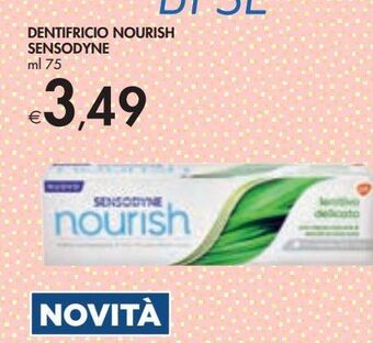 Dentifricio nourish sensodyne