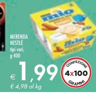 Merenda nestlé g 400