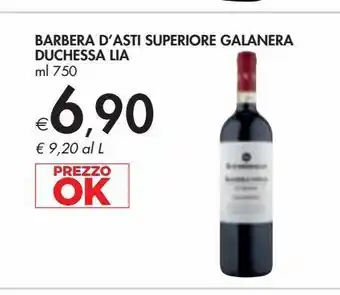Bennet Barbera d'asti supeiore galanera duchessa lia offerta