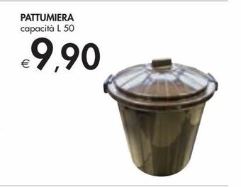 Bennet Pattumiera capacita l 50 offerta