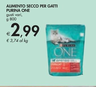 Bennet Alimento secco per gatti purina one offerta