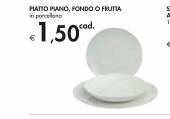 Bennet Piatto piano fondo o frutta offerta