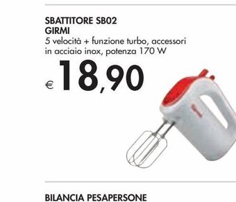 Bennet Sbattitore sb02 girmi offerta