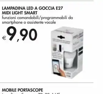 Bennet Lampadina led a goccia e 27 midi light smart offerta