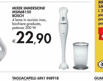 Bennet Mixer immersione msm6b150 bosch offerta